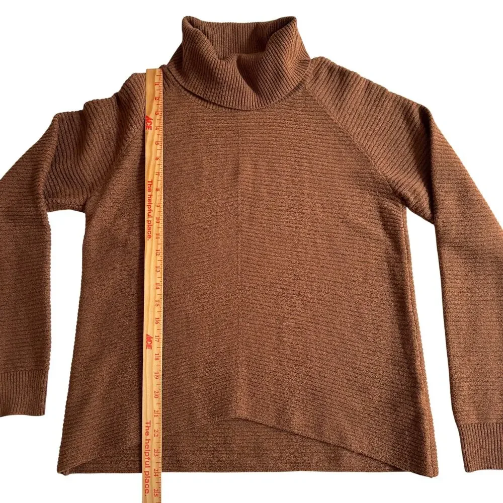 Kuhl Solace Turtleneck Sweater Women's Size Medium Brown Copper EUC 4406 Outdoor - Picture 8 of 13